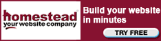 Build a Professional Looking Website with Homestead.com.