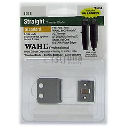 Wahl 1046 Straight Standard Clipper Blade, includes Oil & Screws/ The Wahl Professional line is the most enduring and tenured of all product lines at Wahl Clipper Corporation. Wahl has provided the Beauty and Barber industry with innovative, high-quality clippers an