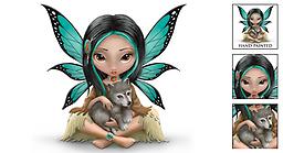 Jasmine Becket-Griffith Mystical Fairy With Wolf Figurine Moonheart, The Spirit Of Strength Figurine
This artist's first-ever fairy and wolf figurine expresses the quest to know the wolf's spiritual power. Hand-painted details, real feather accents.
Measu