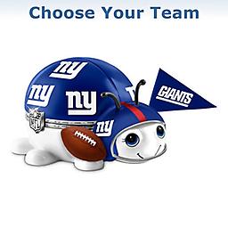 Choose Your NFL Team: Bug Porcelain Music Boxes Officially licensed. Limited-edition Heirloom Porcelain® music boxes sport a helmet and logos of the NFL team of your choice. Plays upbeat melody.
Measures 4-1/2" L