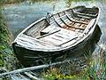 Print of Marsh Skiff - High quality Giclee prints. 