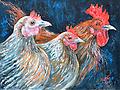 Print of Rooster Rules - High quality Giclee prints. 