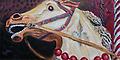 Original of Carousel Horse - Original 15x30. Acrylic on Canvas. 
