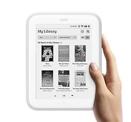 NOOK GLOWLIGHT eBook Reader 4GB (BNRV500) highest resolution E Ink® display with 60% more pixels
latest GlowLight® illuminates the page more evenly
Carry up to 2,000 books anywhere on the lightest NOOK ever
Amazingly long battery life - Lasts