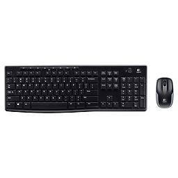 Logitech Wireless Combo MK270 with Keyboard and Mouse Reliable 2.4 GHz wireless connection: A tiny Logitech nano-receiver connects both the keyboard and mouse using just one USB port
Long battery life: Get up to 24 months of keyboard power and 12 months