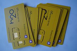 H2O Wireless Direct Dialing GSM Sim Card Starter Kit AT&T Network Prepaid - Lowest Rate Nationwide, Unlimited Talk, Text, MMS + 100MB of WEB
FREE Int'l Calling to anyone, anywhere with a monthly plan
Works with ANY Unlocked GSM Phone
Direct Dialing
No Contract, Lowest Rate Nationwide