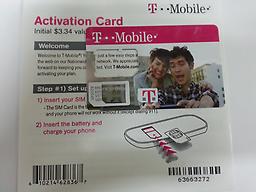 T-Mobile NANO SIM Card (CUSTOM CUT) with Prepaid Activation Kit T-Mobile Authentic Sim Card and Prepaid Activation Kit
Tested to work with iPhone 5
Sim Card and Pre-Paid Activation Kit can be used for any T-Mobile Monthly 4G Plan or Pre-Paid Pay-As-You-Go Plan
T-M