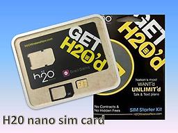 NANO SIM CARD H20 WIRELESS 4G FOR IPHONE 5, MOTO X PHONE Nano sim card H@0 wireless 4G for Iphone 5, Moto X phone