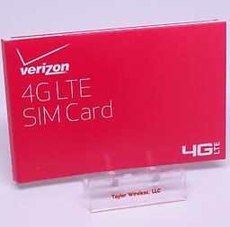 Verizon Wireless 4G LTE Certified MICRO SIM Card 3FF Verizon Wireless 4G LTE Certified MICRO SIM Card 3FF
