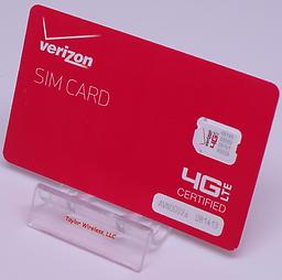 Verizon Wireless 4G LTE Nano SIM Card 4FF Verizon Wireless 4G LTE Nano SIM Card 4FF