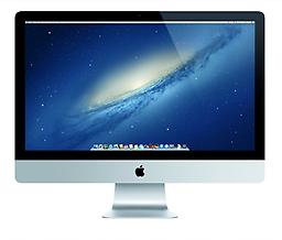 Apple iMac ME088LL/A 27-Inch Desktop (NEWEST VERSION) 3.2 GHz Quad-Core Intel Core i5 Processor (Turbo Boost up to 3.6 GHz) with 6MB L3 Cache
1 TB (7200-rpm) Hard Drive, 8GB (two 4GB) of 1600MHz DDR3 memory; Four User-Accessible SO-DIMM Slots
27-inch (di