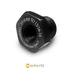 1/2-28RH to 13/16-16 Solvent Trap Adapter 223/5.56- 9mm- AR15 Most threaded .223 or .556 barrels - Most threaded 22s - Some threaded 9mm - AR-15 (.223/.556) - Ruger 10/22 threaded tactical barrel Fits Fram PH3675, PH5, PH373, and HP12 filters