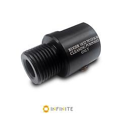 10/22 Ruger to 13/16-16 Slip On Adapter Add 13/16-16 threads to your standard Ruger 10/22. Slip on this adapter tighten the brass set screw. Featuring GM filter threads (Fram PH3675, PH5, PH373, and HP12)