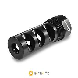 1/2-28 to 13/16-16 Premium Steel AR-15 Muzzle Brake Replace your muzzle brake with one that has 13/16-16 outer threads! Made of ultra durable black oxide steel (nearly 1000 MPa tensile strength), this unique muzzle brake reduces recoil while firing.