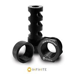 1/2-28 Premium Steel AR-15 Muzzle Brake Kit Buy these three accessories together and save! Replace your existing muzzle brake with one that contains 13/16-16 (oil filter) outer threads!