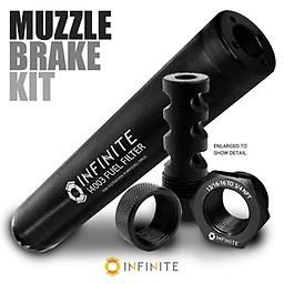 5/8-24 to 13/16-16 Premium AR-10 Muzzle Brake Filter Kit Buy these accessories together and save! Replace your existing muzzle brake with one that contains 13/16-16 (oil filter) outer threads!