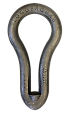 Loggergrab Heat treated drop forged alloy keyhole type grade lick used to secuse and shorten chain chockers accepst 3/8 chain