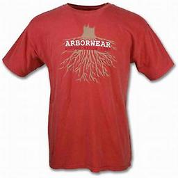 Arborwear Rooted T-Shirt A crimson t-shirt that says it all. Arborwear has been rooted in the outdoors since 1997. 100% Cotton. Pigment Dyed.