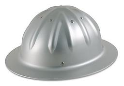 Aluminum Logger Hat Full Brim Aluminum Hard Hats are designed with a reinforced crown secured by eight rivets. These hard hats are manufactured to comply with ANSI Z89.1-2003 standards. Made with space-age aluminum alloy