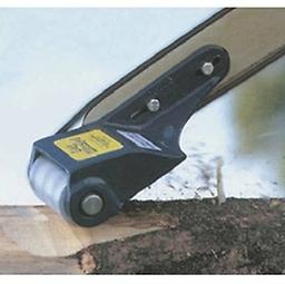 The Log Wizard The Log Wizard attaches easily to almost any chainsaw. Makes notches or debarks poles for: barns, fences, bridges, log home construction and more! Saves time and money. Features all ball-bearing const