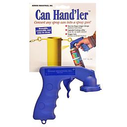 Paint Can Had'ler Transform your aerosol cans into a spray gun by snapping the Aervoe Can Hand'ler to the can rim
Two-finger trigger eliminates finger fatigue
Prevent accidental discharge with trigger lock
Unique locki