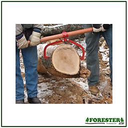 4' Timber Carrier #FOR4444 4 foot long timber carrier with lacquered wood handle. Powder coated, forged steel hardware