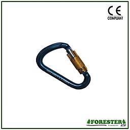 Formed Aluminum Triple Lock Carabiner #FOR5013 Formed Aluminum Triple Lock Carabiner SEA7075 Formed Alloy Breaking Load: 5500lb / 25kN 3-Action Auto Lock Gate 4-1/2 long, 24mm opening