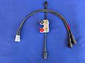 Yamaha 450 Carb model dual clutch perch mount start button and engine stop button - Yamaha 450 Carb model clutch perch dual mount start button, engine stop button. This mount is a new back plate for the clutch perch and is wired for a start button. If your clutch perch has the plasti 
