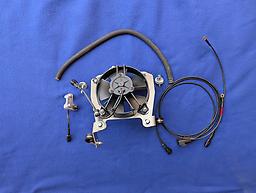 Honda 400EX 99-14 Fan kit this is a bolt on plug in and go kit that moves 342 CFM of air Honda 400EX 99-12 Fan kit this is a bolt on plug in and go kit that moves 342 CFM of air. You do have to trim the guard between the fuel tank and engine in the very front by the stearing stem to clear