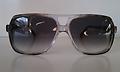 AMerican made Aviators - These acetate aviators are a really cool smoke fade color. The lenses are grey gradient. 