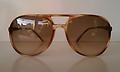 1970's Aviators - These brown tortoise colored aviators have brown gradient lenses. 