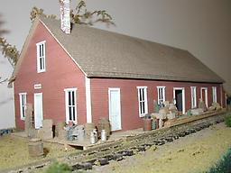 Monson Station Based on the station at Monson Maine, on the 2 foot gauge Monson Railroad.