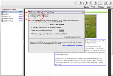 SiteBuilder Lite: Quick Start Guide